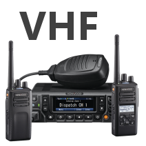 Radios VHF (49-108, 169-216 MHz)